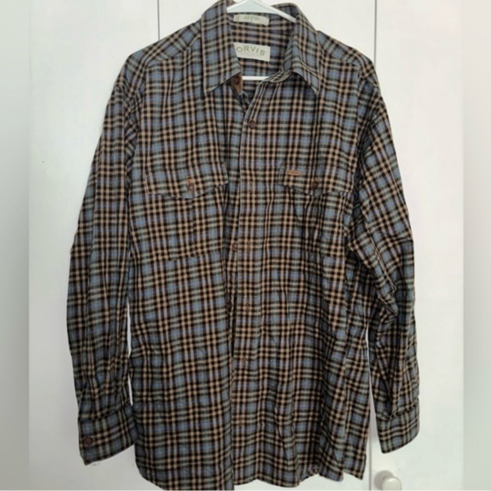 ORVIS long sleeve button up men’s large